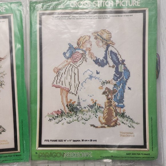 Paragon Needlecraft Norman Rockwell  Cross Stitch Kits Sweet Song So Young 2511 - Picture 3 of 7